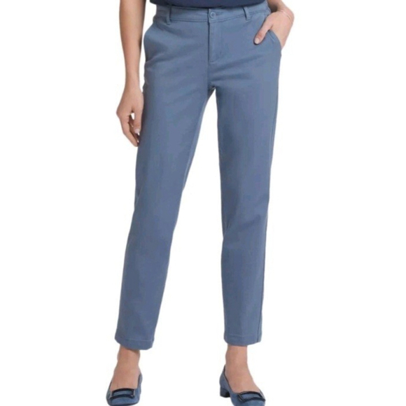 NYDJ Sadie Slim Pant Women's Blue Stone 14 Inseam 29" Women's NWT - Picture 1 of 8